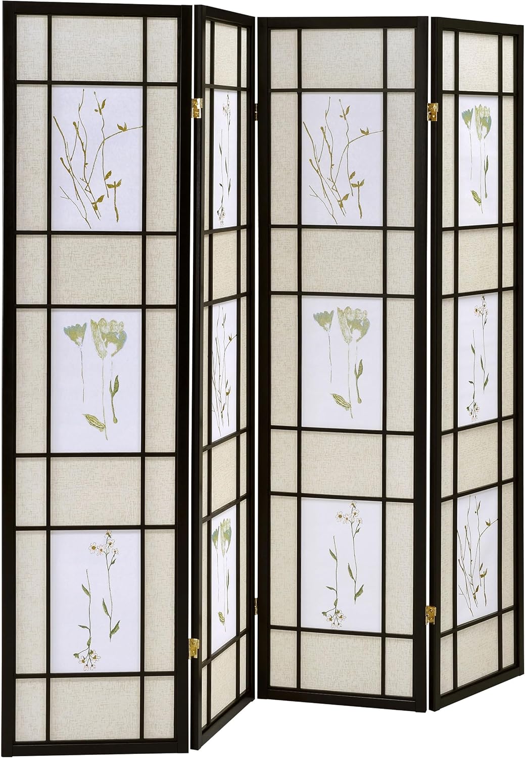 Shoji Screen Divider - 70-Inch 4-Panel Room Divider Folding Shoji
