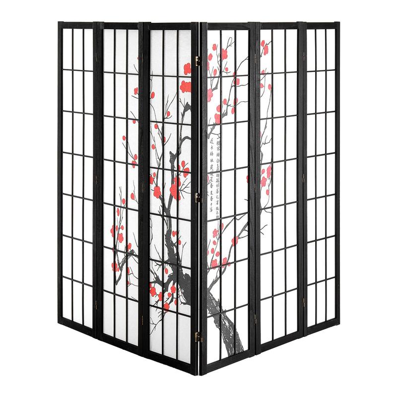 Shoji Screen Divider - Japanese Shoji Screen 6 Panel For