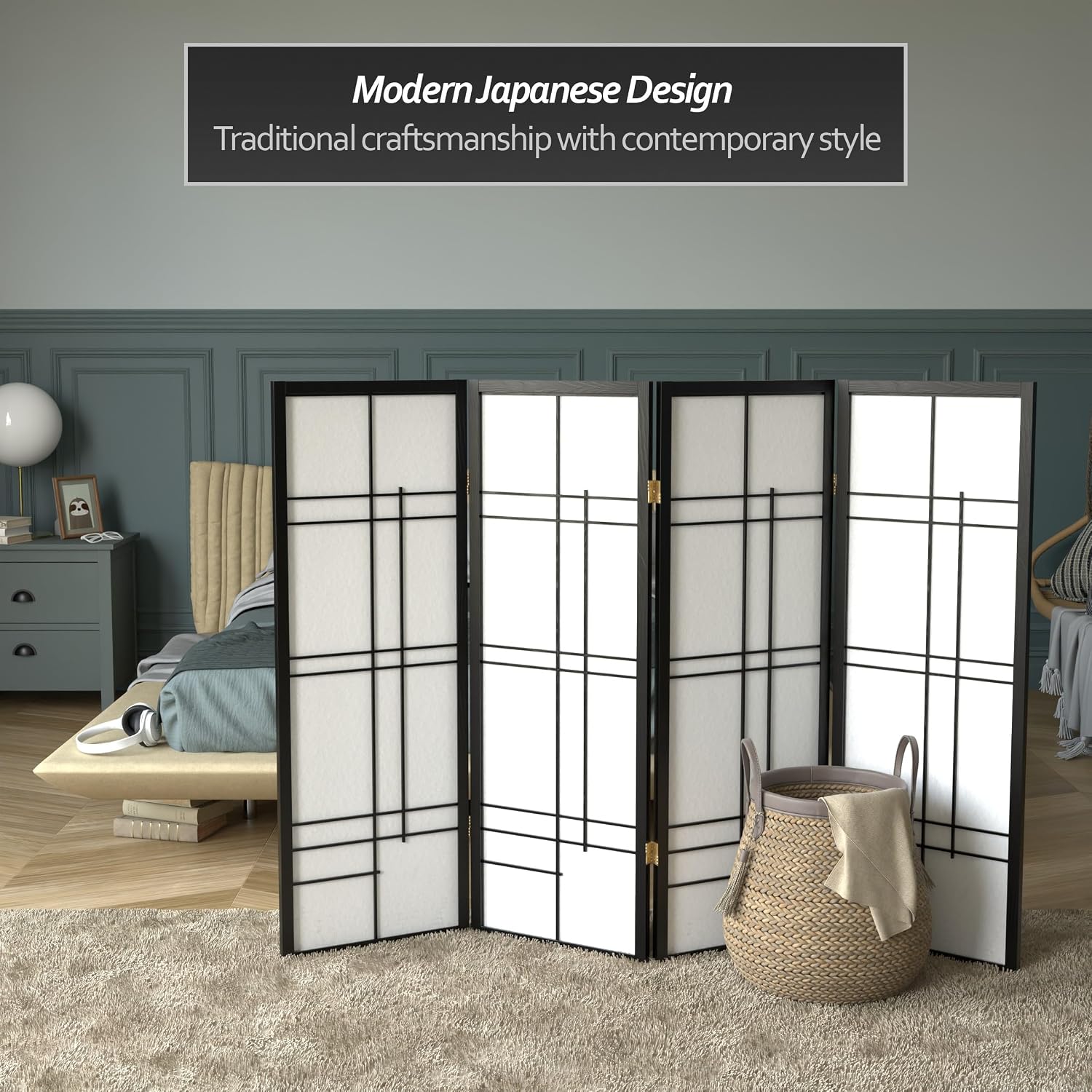 4-Panel Shoji Screen Room Divi - Shoji Screen Divider review and price