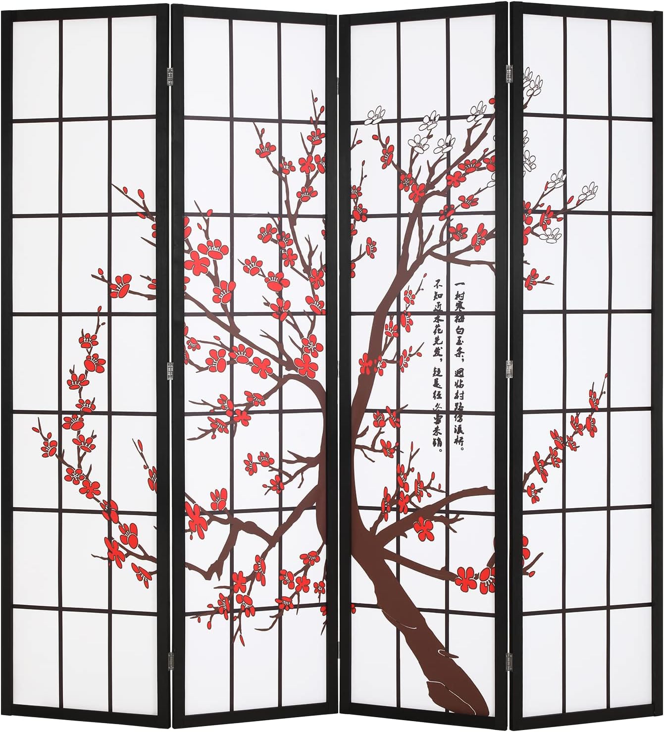 4 Panel Shoji Room Divider 6Ft - Shoji Screen Divider review and price