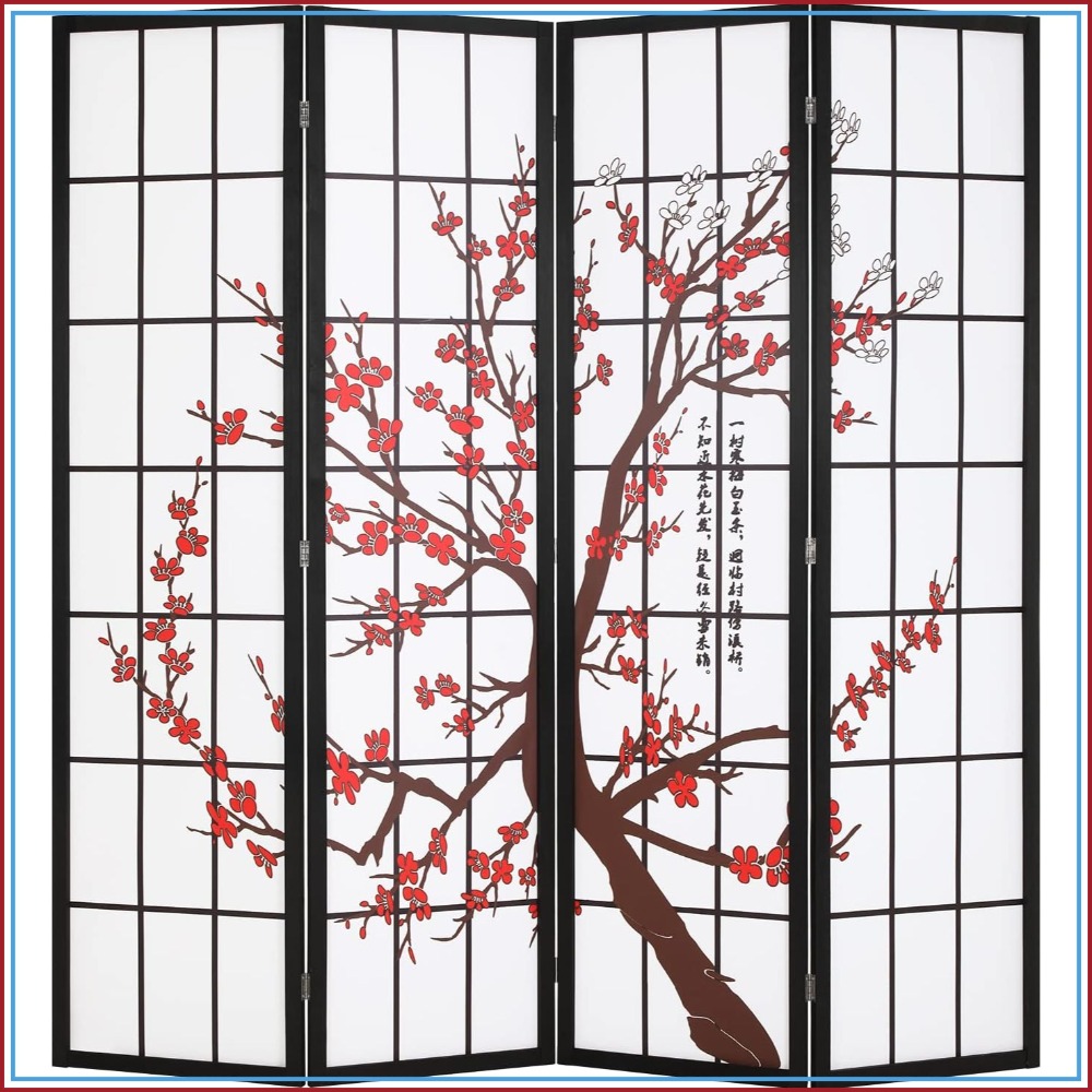 FDW 6Ft Folding Privacy Divide - Shoji Screen Divider review and price