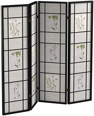 70-Inch 4-Panel Room Divider F - Shoji Screen Divider review and price