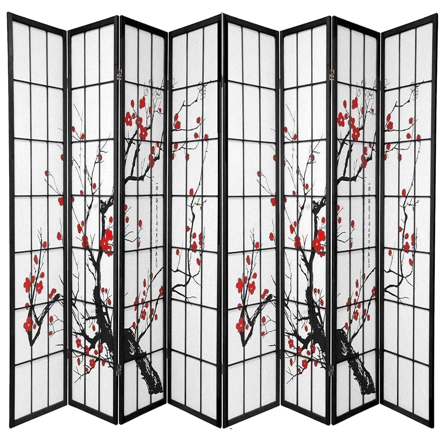 8   Por  Foldable Plum Blossom - Shoji Screen Divider review and price