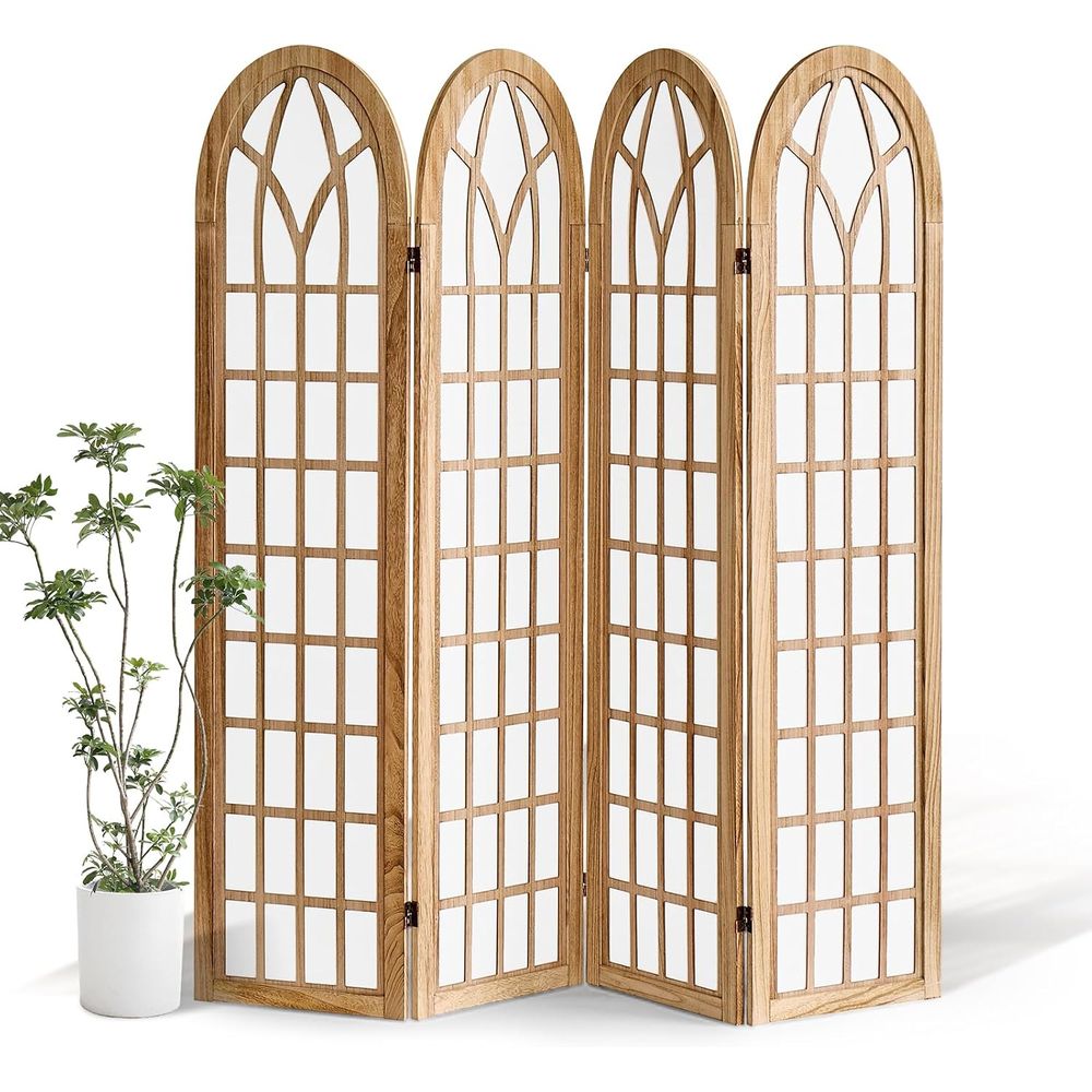 4 Panel Japanese Room Divider  - Shoji Screen Divider review and price