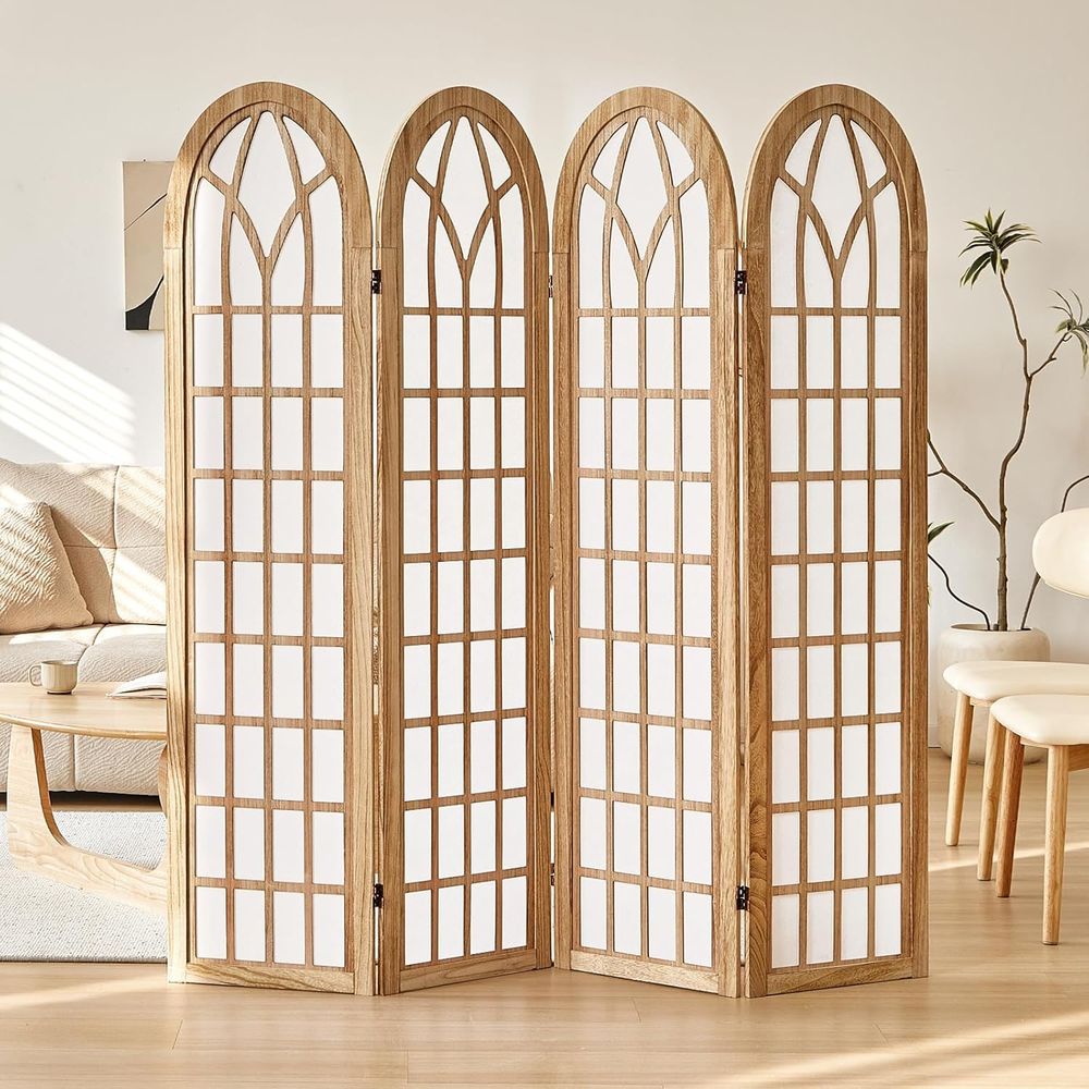 4 Panel Japanese Room Divider  - Shoji Screen Divider review and price