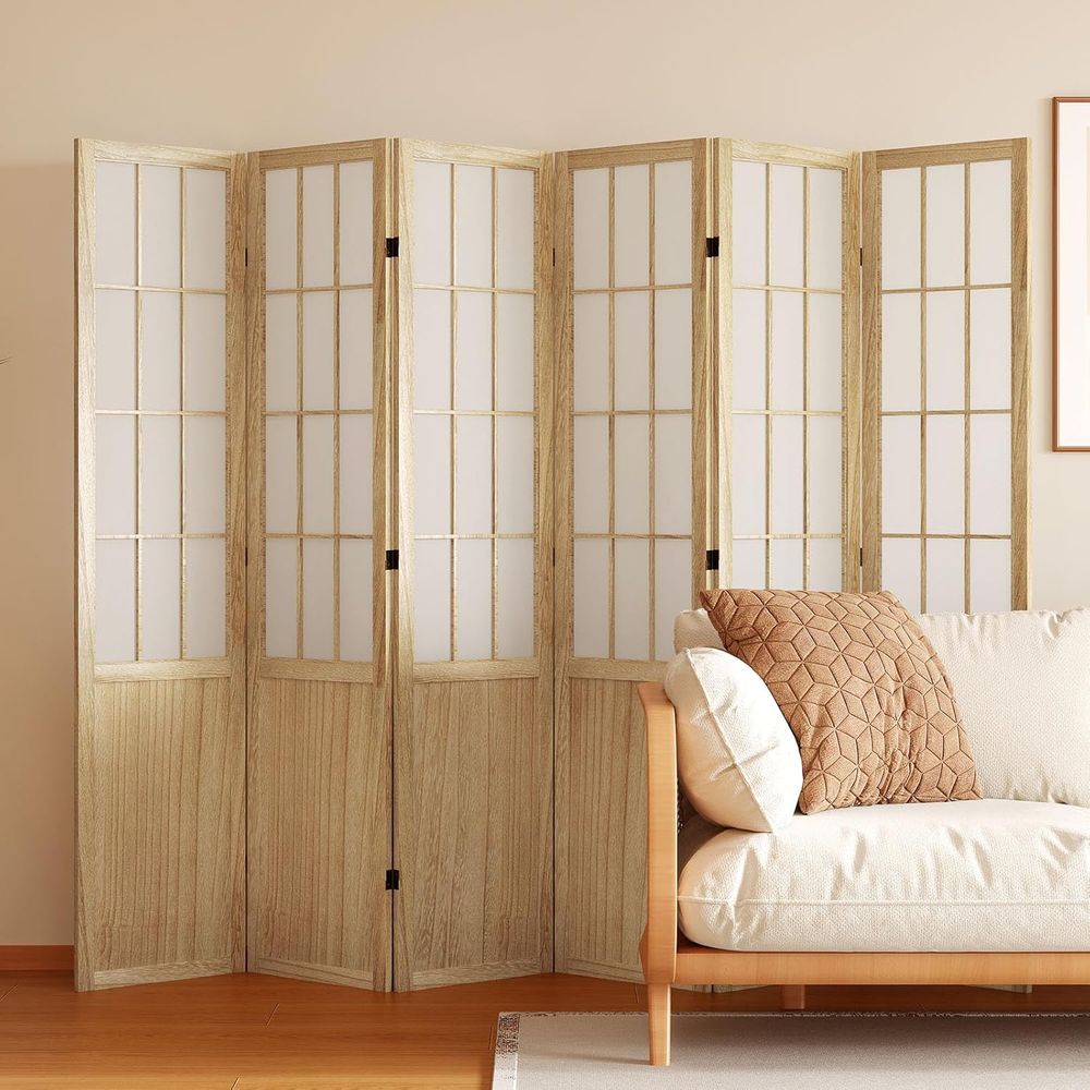 Room Divider, 66.9Inch Tall Ja - Shoji Screen Divider review and price