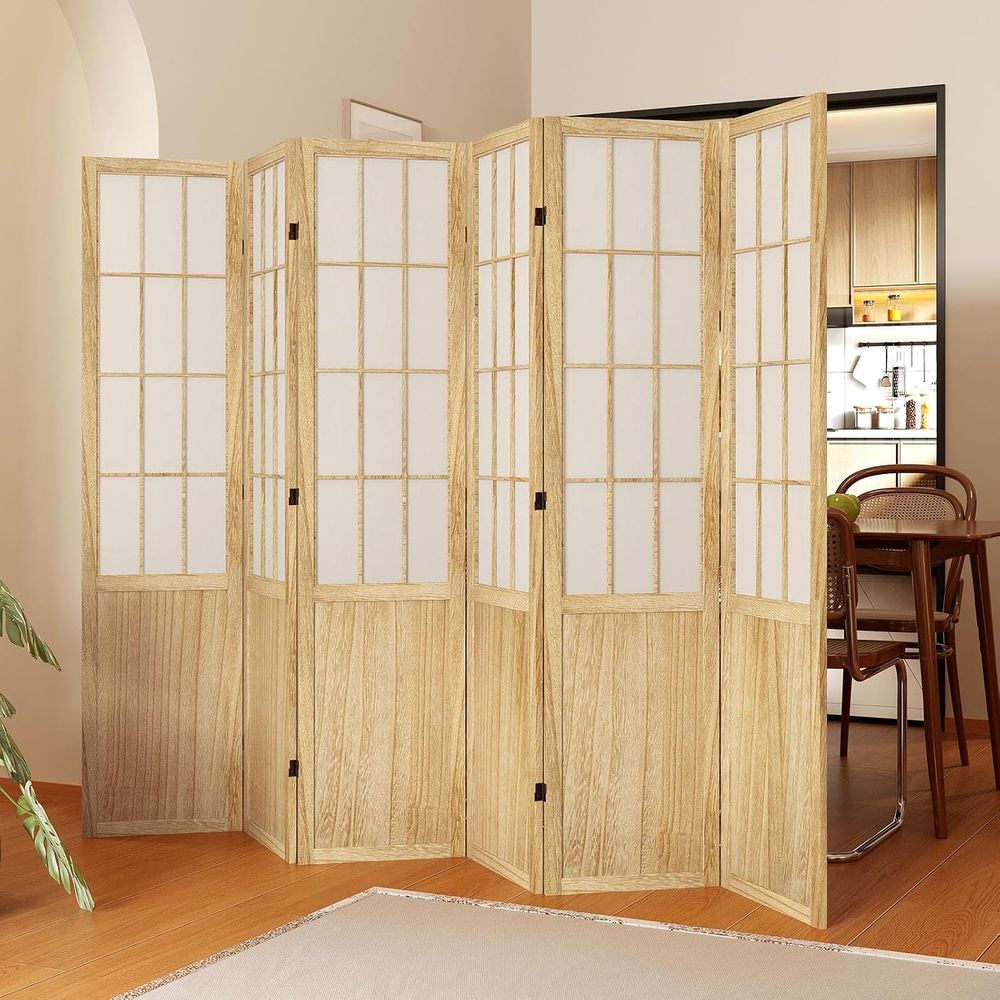 Room Divider, 66.9Inch Tall Ja - Shoji Screen Divider review and price